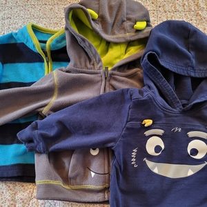 Carter's boy hoodies bundle